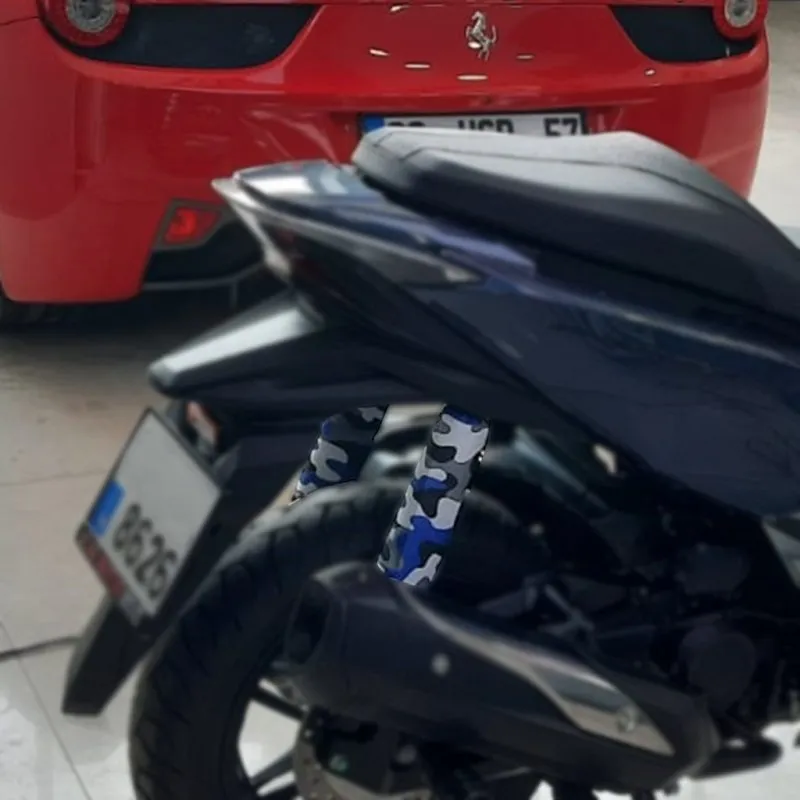 deeb X-Max 250 Amortisör Kılıfı Çorabı Lacivert Beyaz deeb X-Max 250 Amortisör Kılıfı Çorabı Lacivert Beyaz