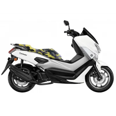 deeb N-Max 125 Sele Kılıfı Gri Sarı Kamuflaj