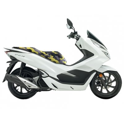 deeb Pcx 125 Sele Kılıfı Gri Sarı Kamuflaj