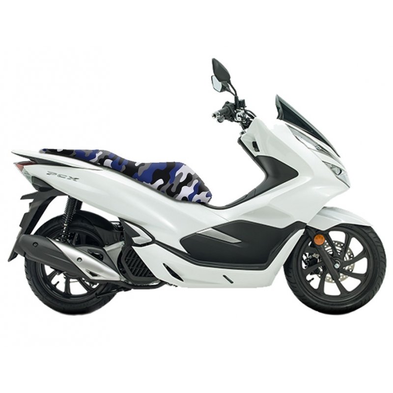 deeb Pcx 125 Sele Kılıfı Lacivert Beyaz