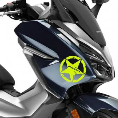 deeb Army Forza Yıldız Sticker Etiket Mat Sarı - 2 Adet