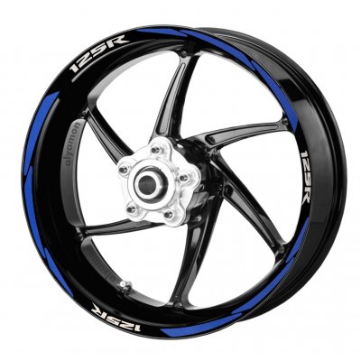 deeb CBR 125  Jant Şeridi Mavi Beyaz Model S
