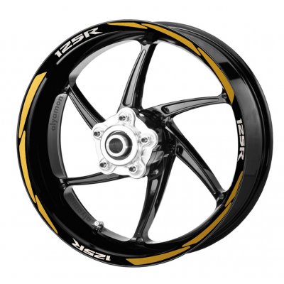 deeb CBR 125  Jant Şeridi Sarı Beyaz Model S