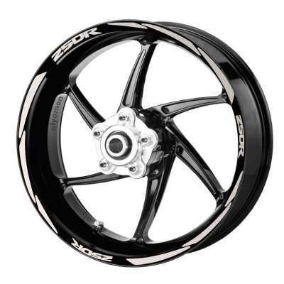 deeb CBR 250 Jant Şeridi Beyaz Beyaz Model S