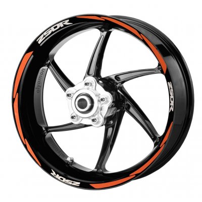 deeb CBR 250 Jant Şeridi Turuncu Beyaz Model S