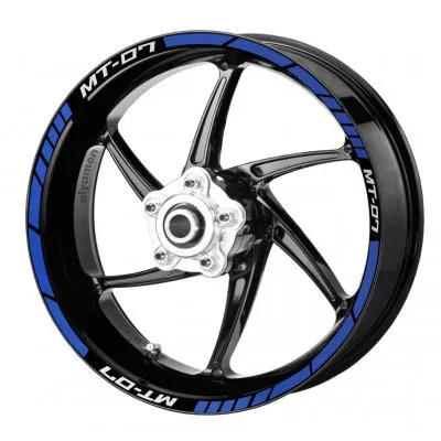 deeb Yamaha MT07 Jant Şeridi Mavi Beyaz Model X