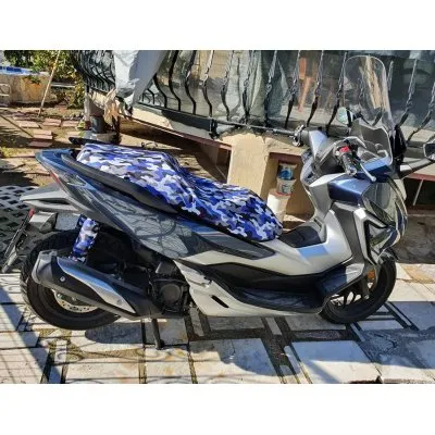 deeb Honda Dio Sele Kılıfı Lacivert Beyaz
