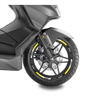 Pcx Deeb Sport Reflektif Jant Şeridi Sarı Beyaz Gri