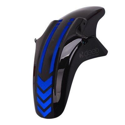 2 Adet Motosiklet Çamurluk Sticker Universal Mavi Reflektif Model X