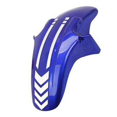 2 Adet Motosiklet Çamurluk Sticker Universal Mat Beyaz Model X