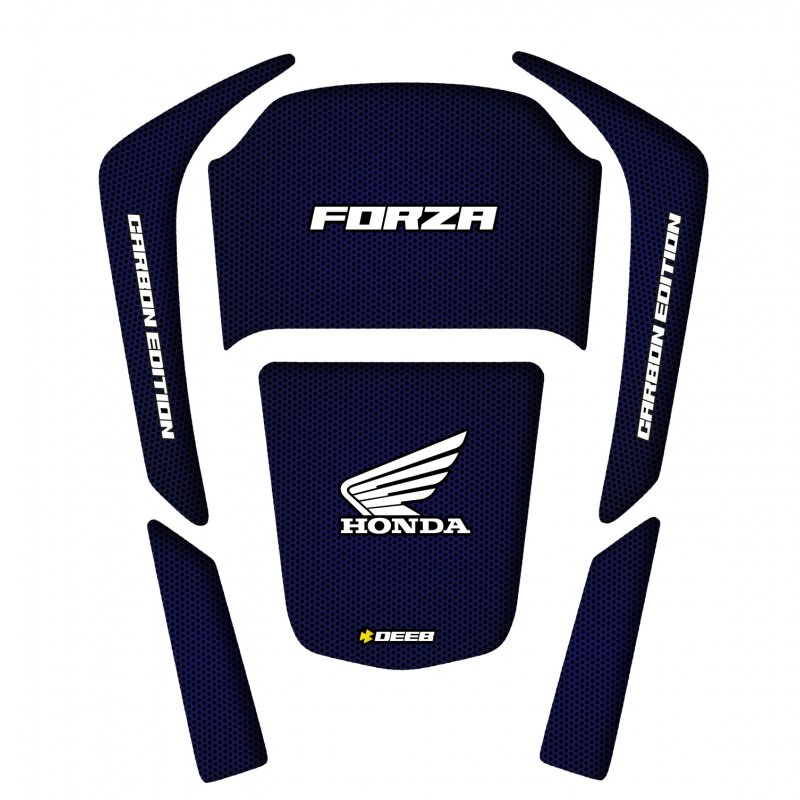 Forza 250 2021-2023 Tankpad deeb Navy Blue Carbon Edition