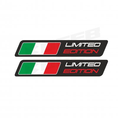 Limited Edition Italy Sticker Red