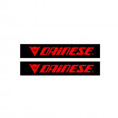 Dainese Motorcu Boru Sticker Set Kırmızı