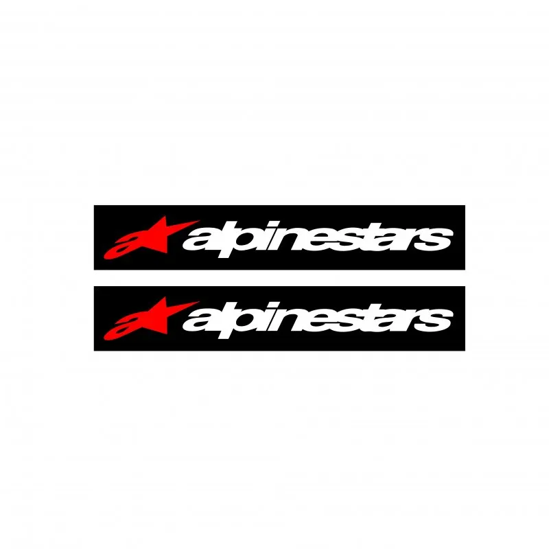 Alpinestars Motorcu Boru Sticker Set Kırmızı Beyaz Alpinestars Motorcu Boru Sticker Set Kırmızı Beyaz