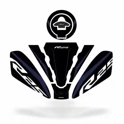 Yamaha R25 2019-2023 Uyumlu deeb Tank Pad - Navy Blue