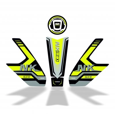 CF Moto 250 NK 2023 Uyumlu deeb X Tank Pad Sarı