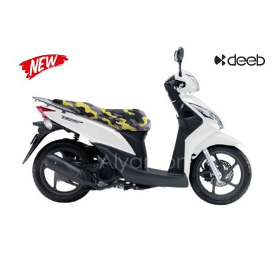 deeb Honda Dio Sele Kılıfı Gri Sarı