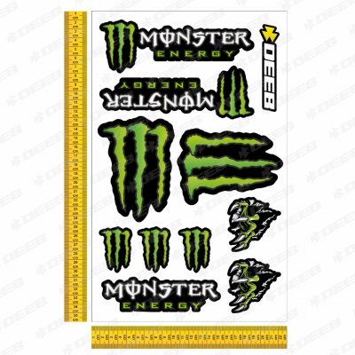 deeb Monster Sticker Seti - Yeşil