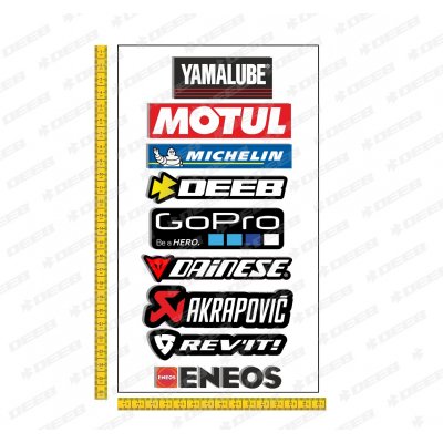 deeb Yamaha Sport Motorcu Sticker Seti 