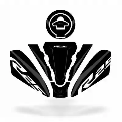 Yamaha R25 2019-2023 Uyumlu deeb Tank Pad - Grey